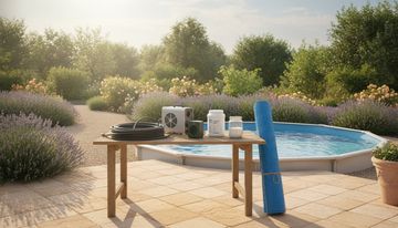 Chauffage piscine hors sol : 5 solutions classées par coût