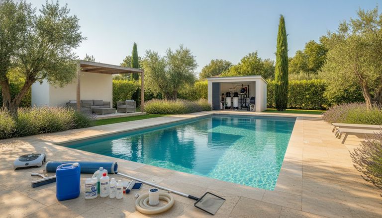 Entretien piscine : combien ça coûte vraiment en 2026 : Les postes de dépense annuels d'une piscine