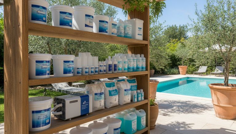Entretien piscine : combien ça coûte vraiment en 2026 : Le budget traitement de l'eau : chlore, sel, électrolyse