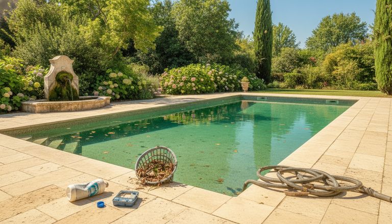 Eau de piscine verte : remèdes de grand-mère qui marchent : Pourquoi l'eau de piscine devient verte : les vraies causes