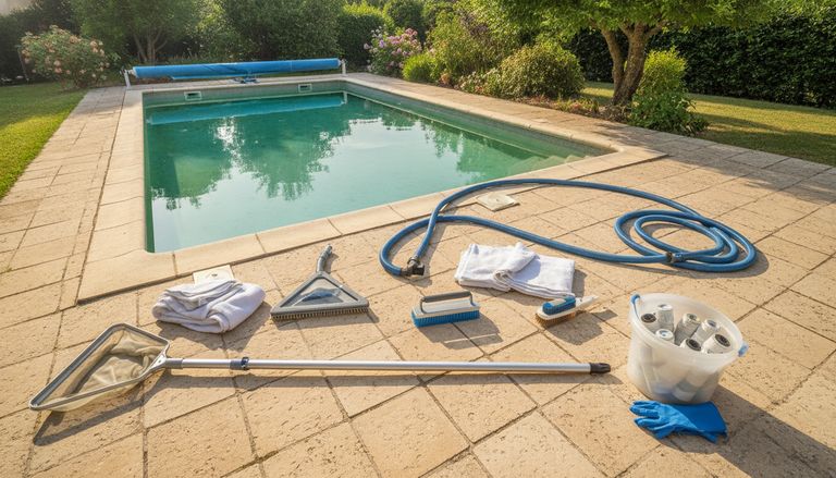 Eau de piscine verte : remèdes de grand-mère qui marchent : Étape 4 : Nettoyage mécanique, l'étape que personne ne veut faire