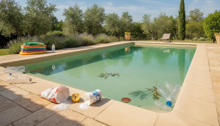 Eau de piscine verte : remèdes de grand-mère qui marchent : Ce qui ne fonctionne pas : les remèdes à écarter