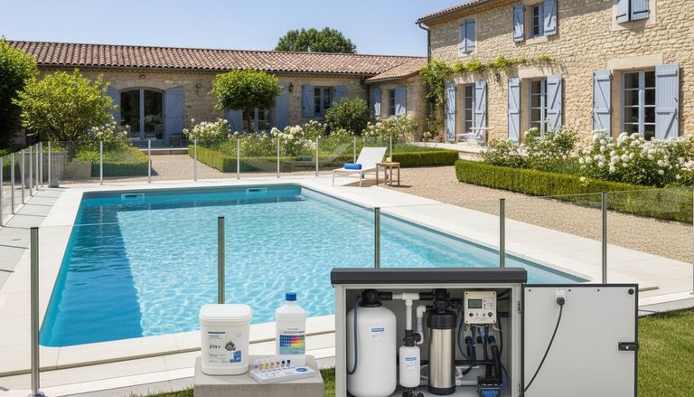 pH dans une piscine : valeurs idéales et corrections en 2026