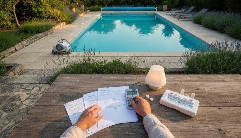 Taxe foncière piscine 8x4 : calcul, déclaration et montant